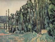 Paul Cezanne The Poplars Spain oil painting artist